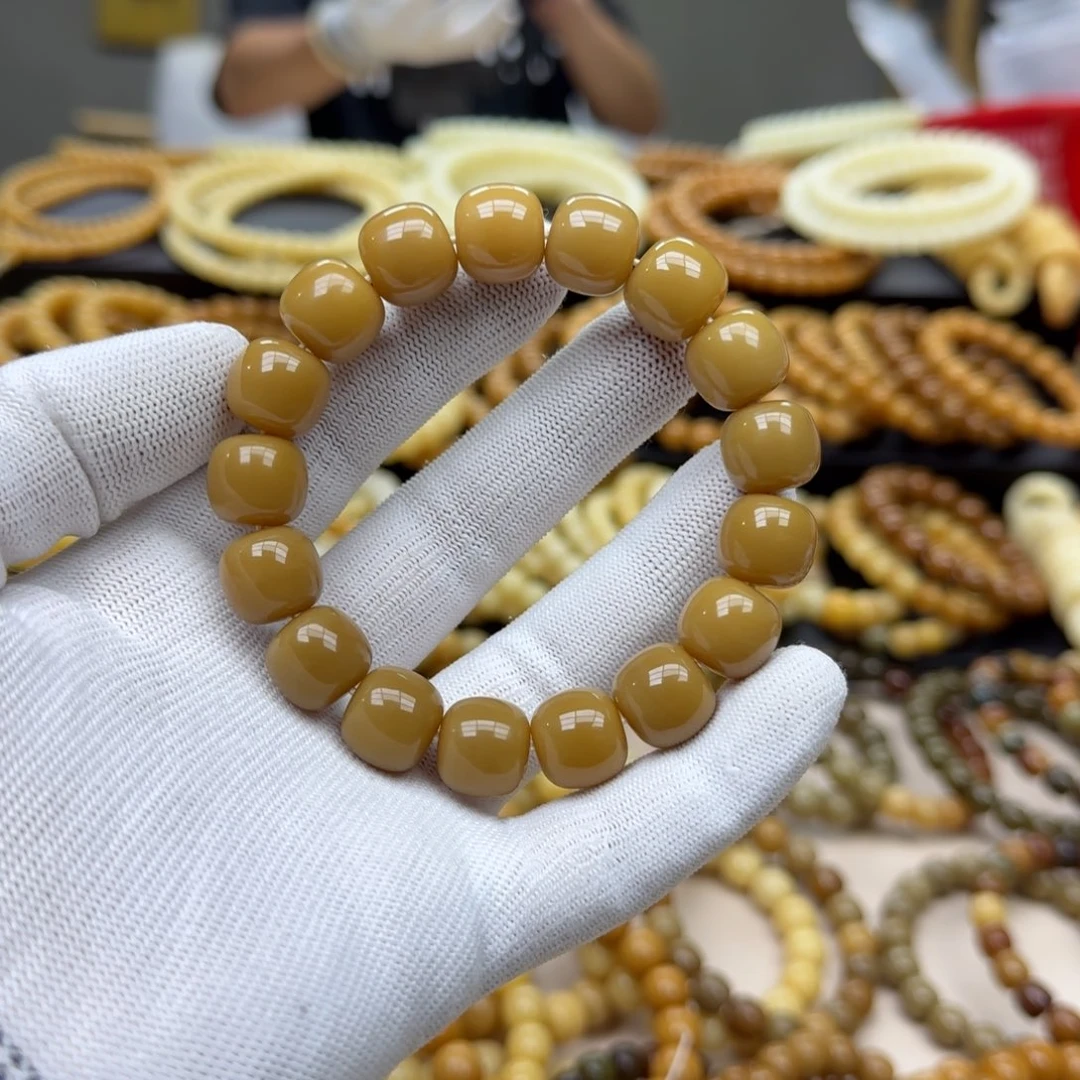 菩提根/象牙果手串13.14 8到10年 鬼工