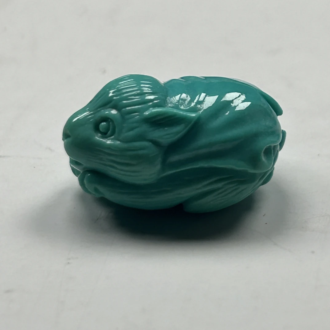 天然原矿高瓷兽面背云配珠饰品、克重3.7g直径19.2、13.4、10.8