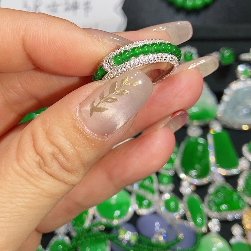 【闪购商品】翡翠戒指未镶嵌天然翡翠