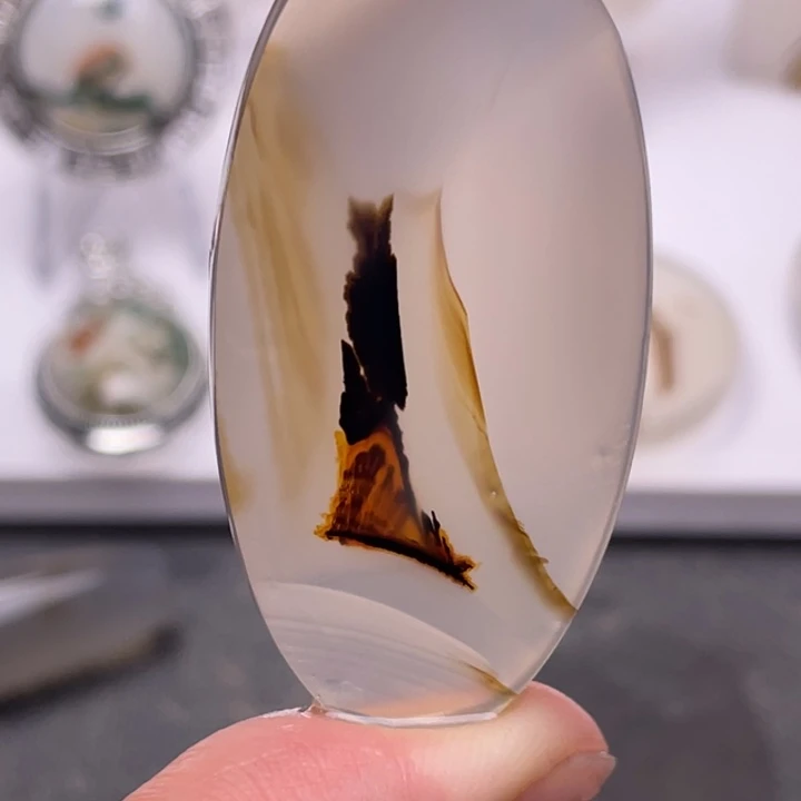 玛瑙/玉髓未镶嵌吊坠(不含链)