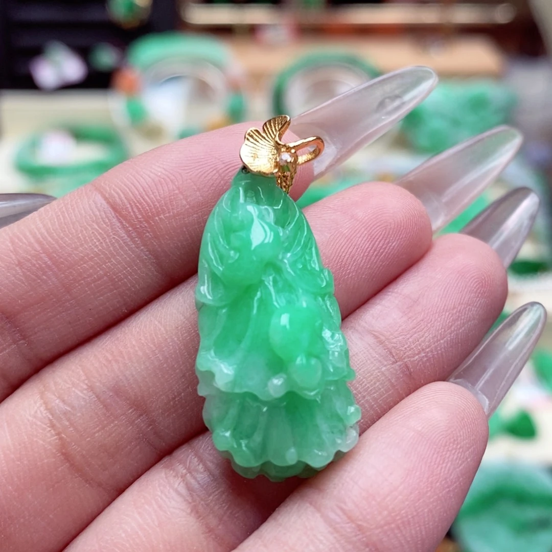 颈饰未镶嵌翡翠翡翠吊坠