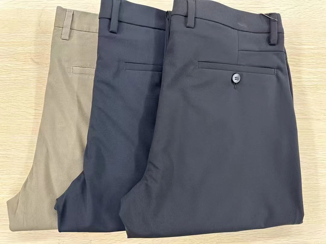 ［洛和国际］定制男土休闲裤夏季款百搭休闲时尚16815直筒修身弹力