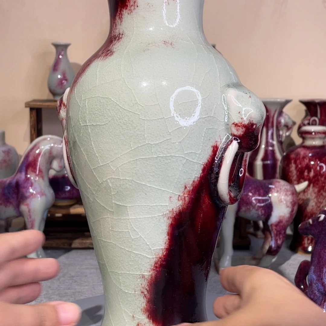 小***-摆件传统煤烧钧瓷摆件精品