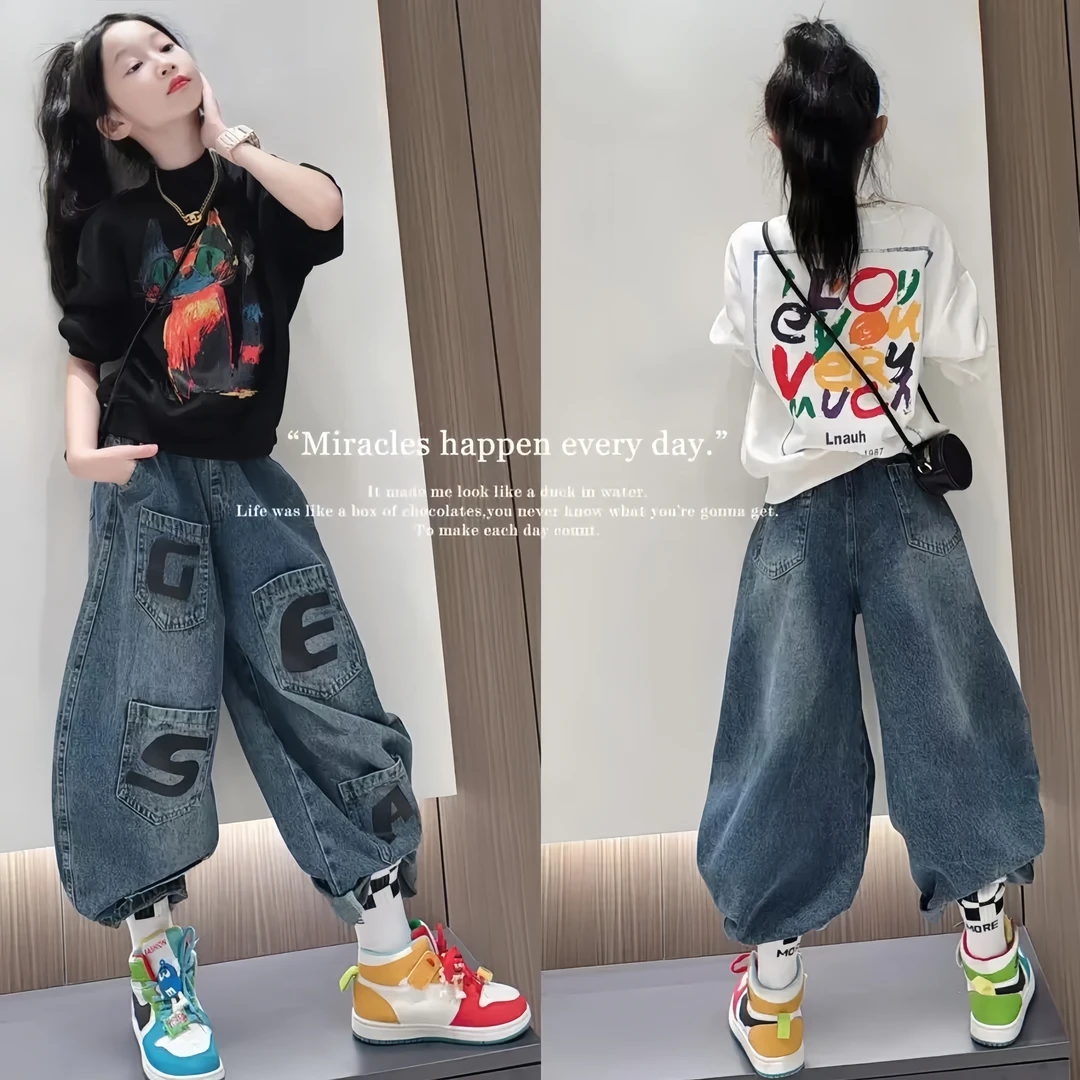 女童秋装套装2025新款6-12岁15岁中大童休闲运动洋气小女孩两件套