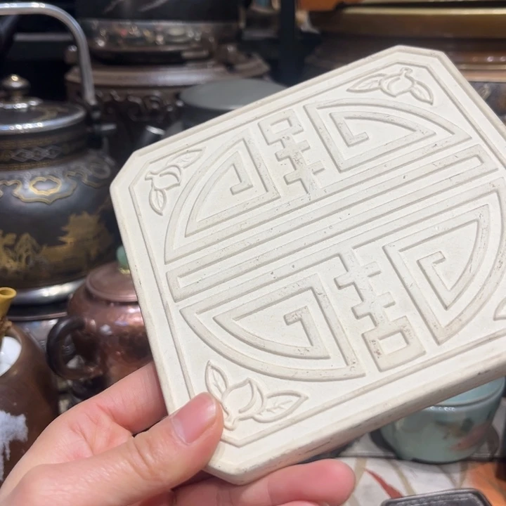 蜜安罐瓷香炉锡茶则