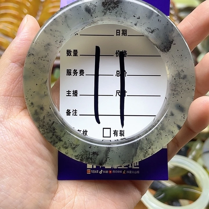 蛇纹石玉手镯合金噜*儿