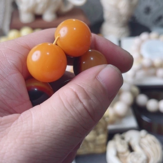 木头红点卡2.0黄色圆珠