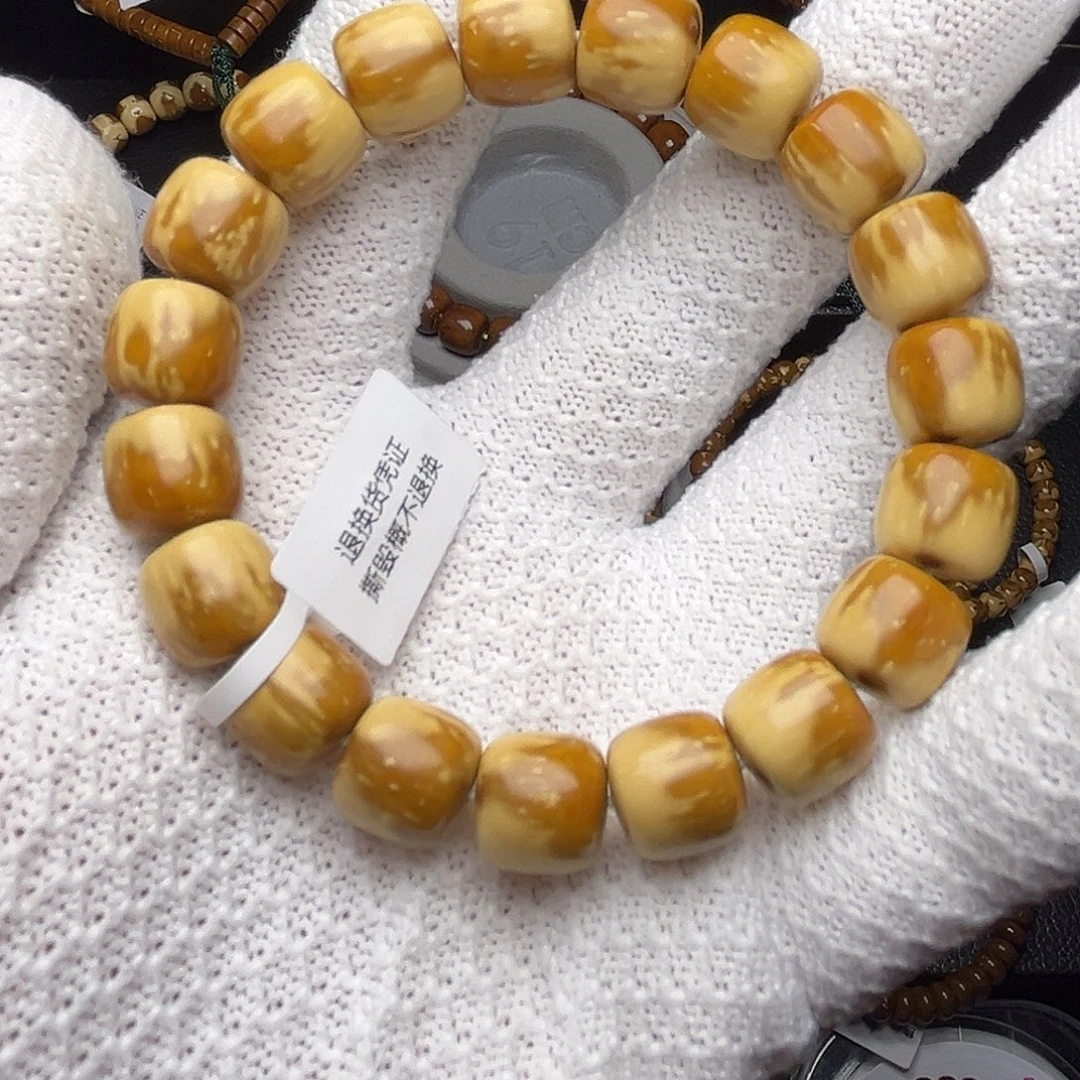 紫金鼠手串纯实心老型半山半水12尺带两颗备籽精工暴力归圆