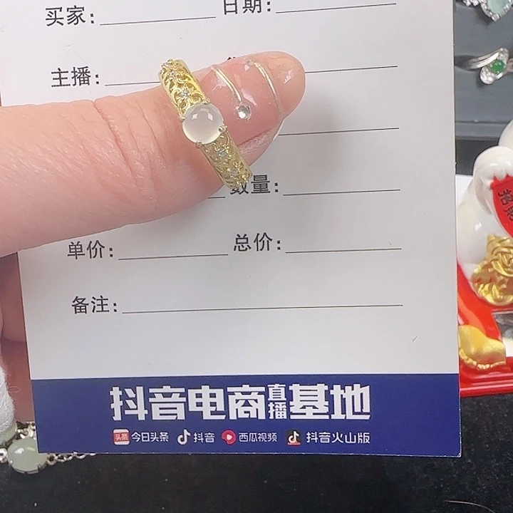 翡翠戒指银S925镶嵌缅甸a货翡翠戒指s925银镶