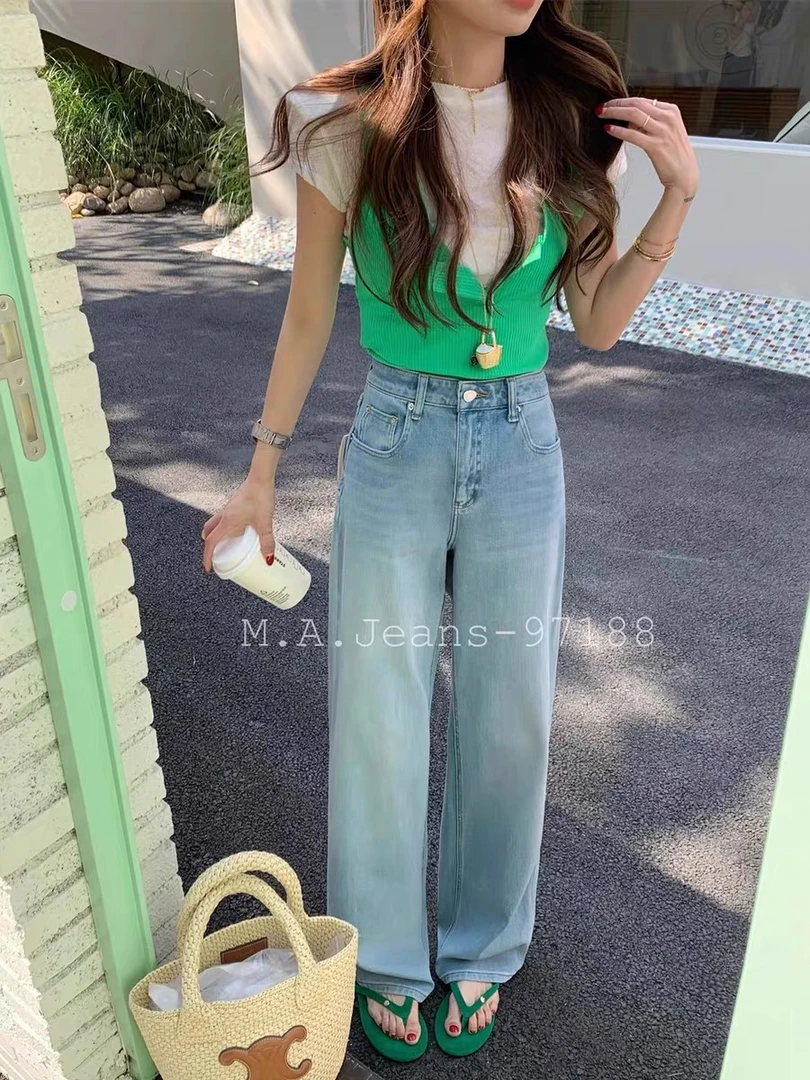 【剪标特价 #97188 四季款拖地裤 】水洗颜色超好看 四面弹拖地裤