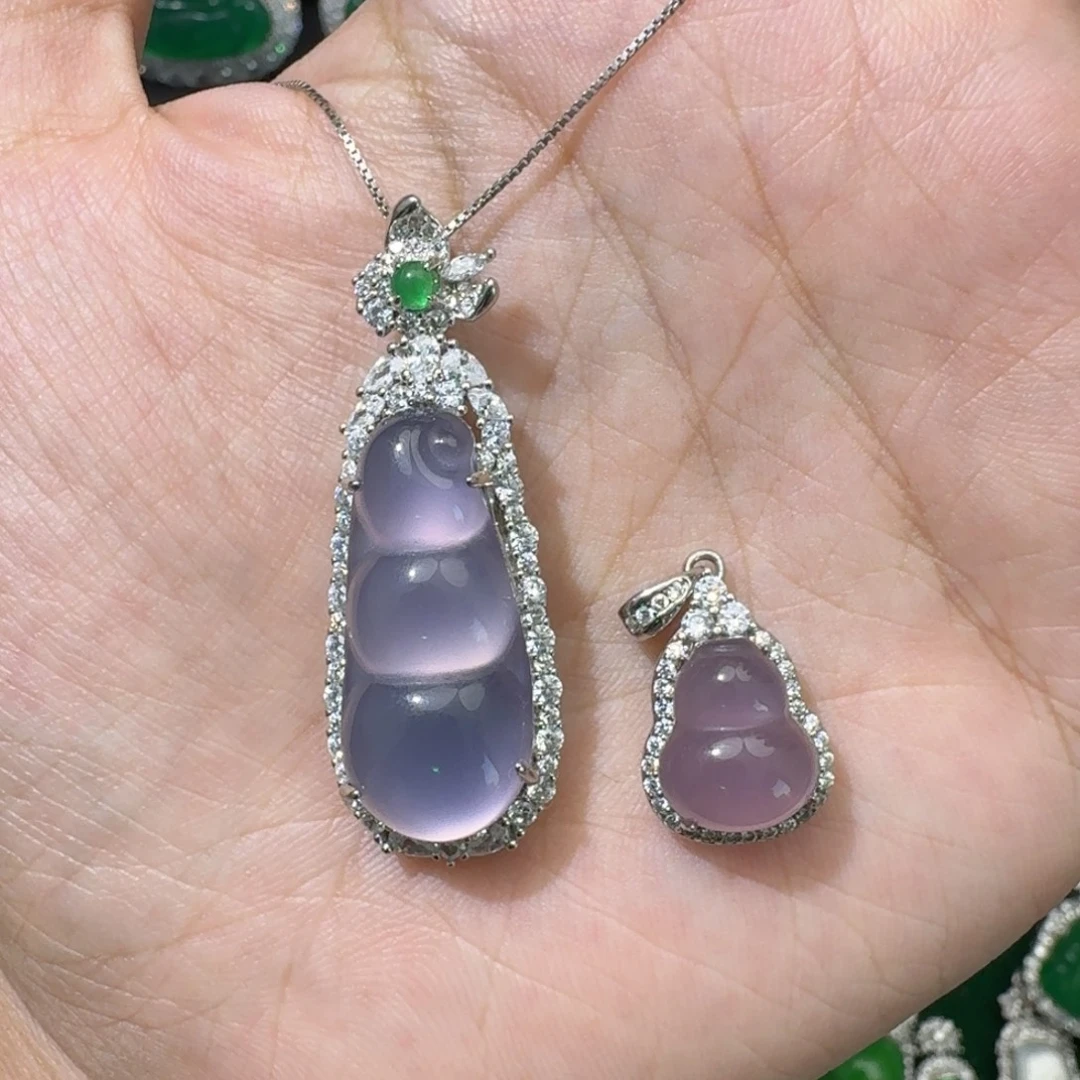 林***鹿玛瑙/玉髓银S925镶嵌颈饰