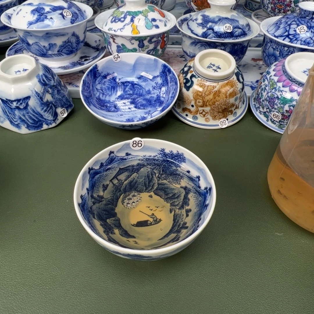 景德镇纯手工纯手绘茶具木木86