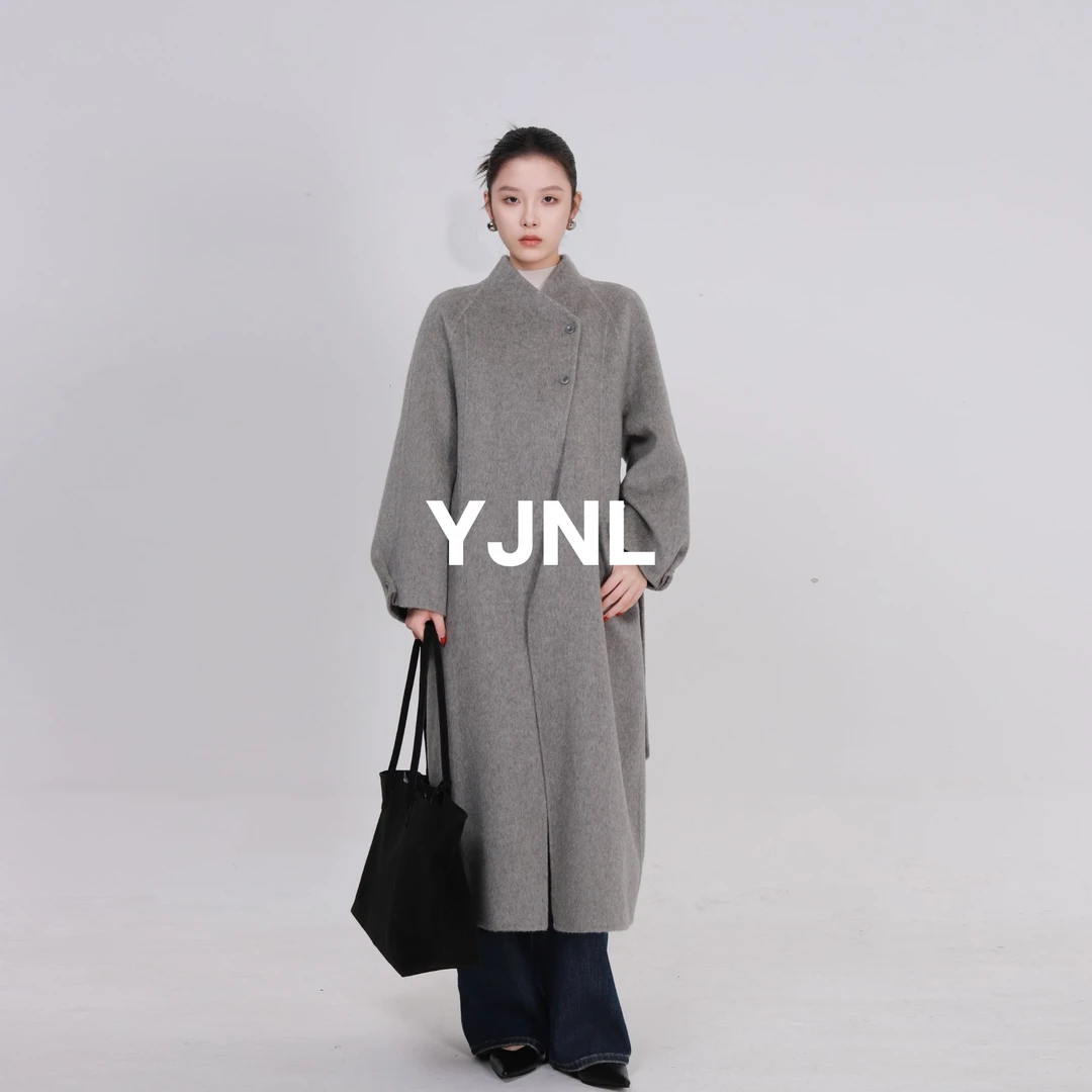 YJNL金标/镇店王牌 限量阿拉善嵿奢山羊绒秋冬时尚大衣