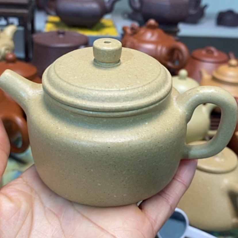 【闪购商品】紫砂茶壶梨皮绿泥半手工