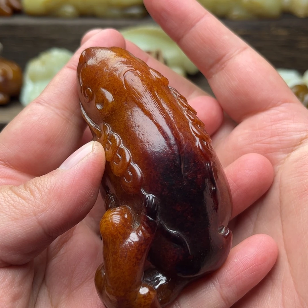 和田玉把件未镶嵌仔*