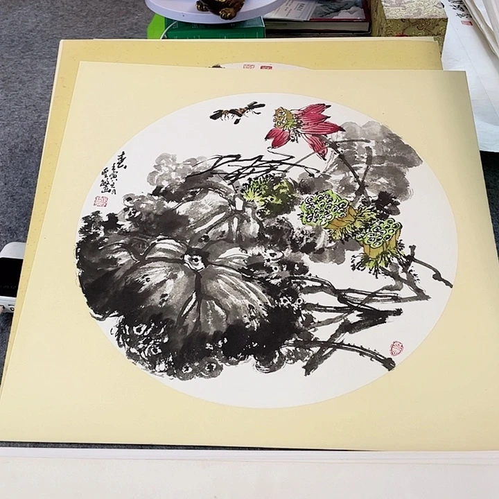 国画张圣敏先生纯手绘作品
