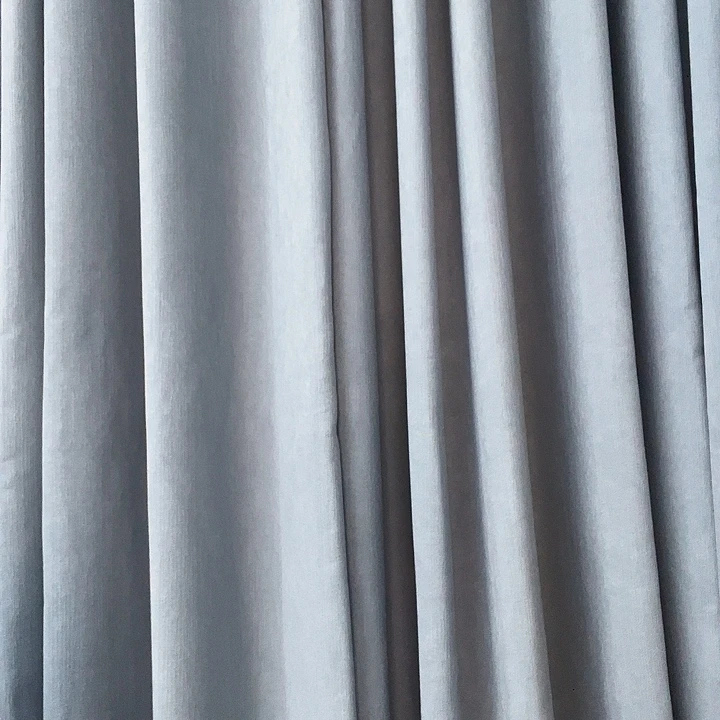 纱雪尼尔雪尼尔全遮光飘窗窗帘