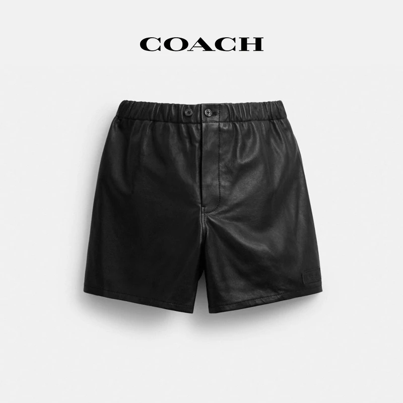 COACH/蔻驰 皮革短裤