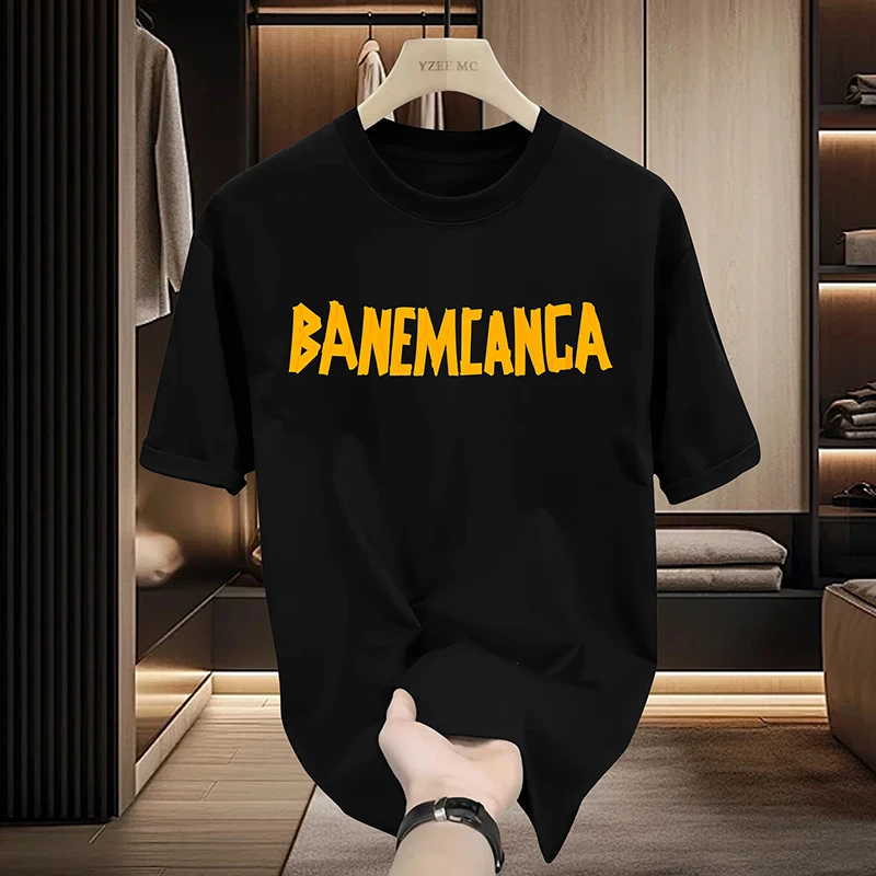 【英文字母-T2032】夏季新款时尚欧美字设计师母短袖休闲百搭印花