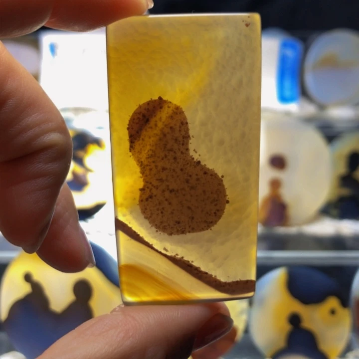 合金玛瑙/玉髓珠宝奇石40