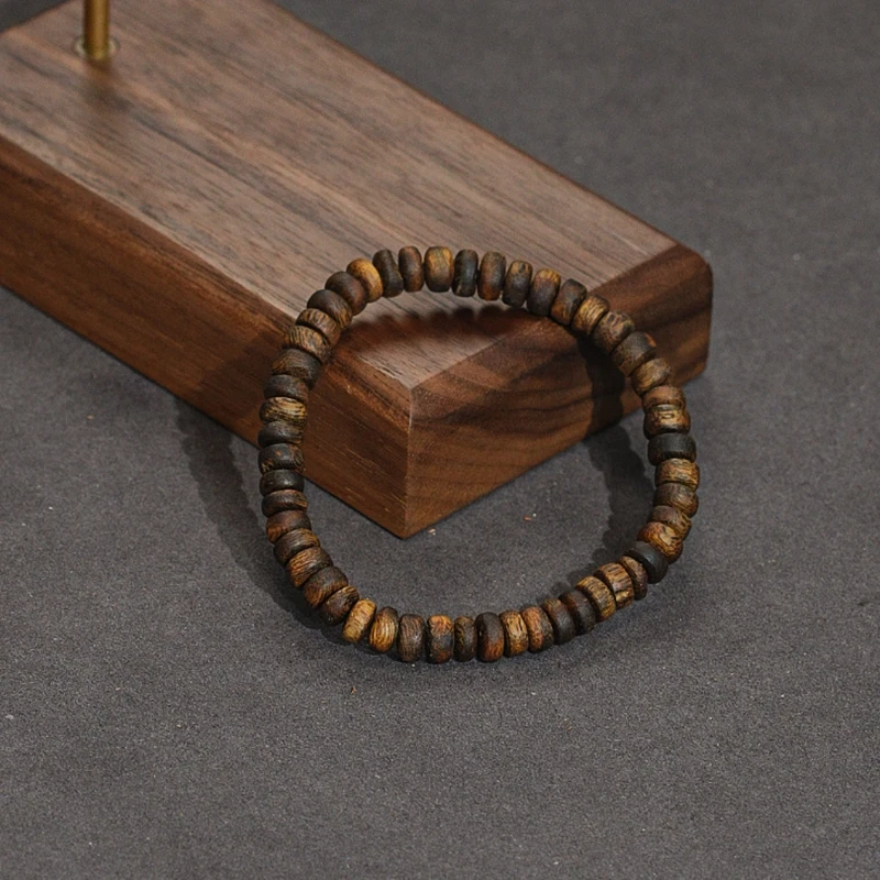 莺歌绿棋楠沉香手串单圈一条随形多样性发货【玺香居】