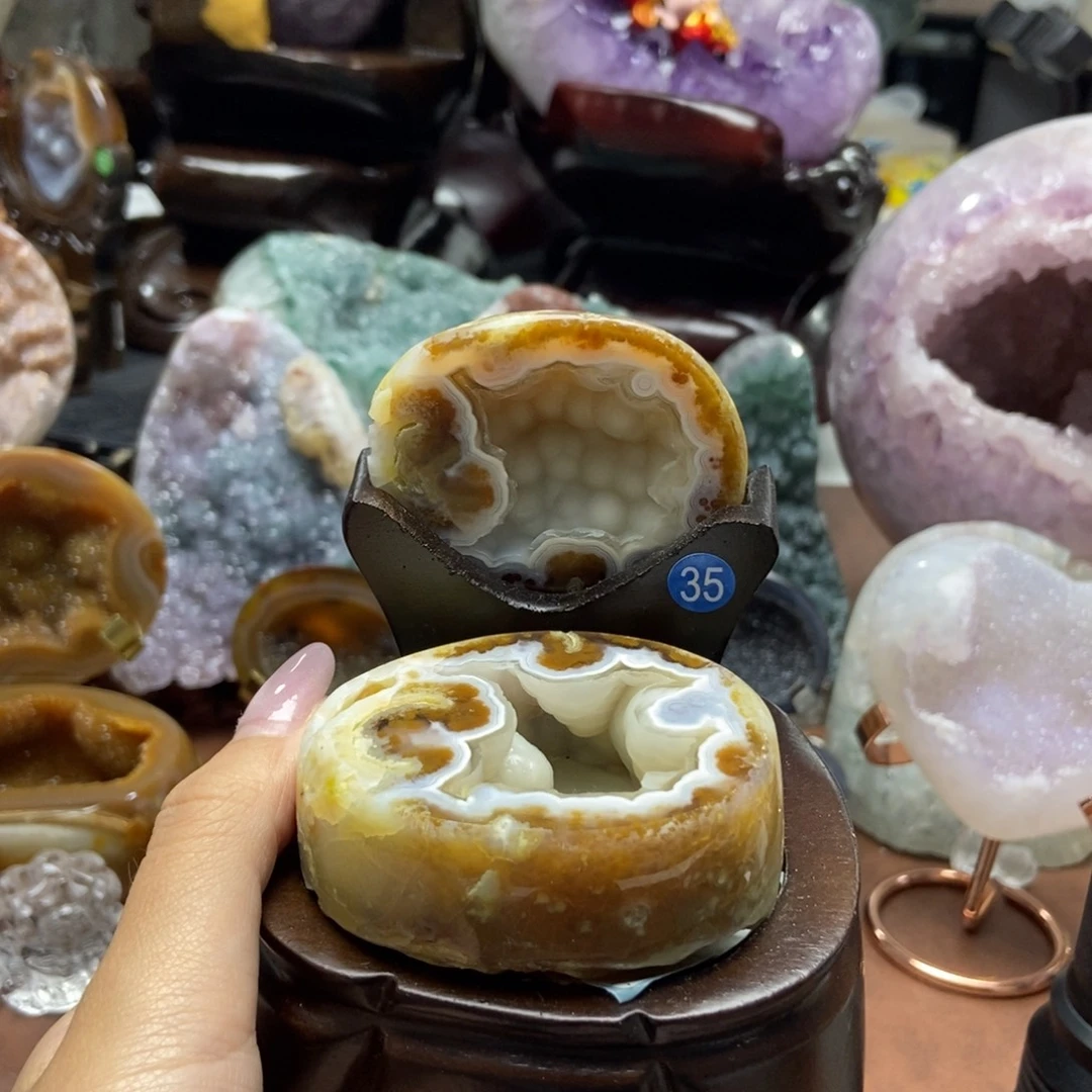 紫晶摆件未镶嵌水晶