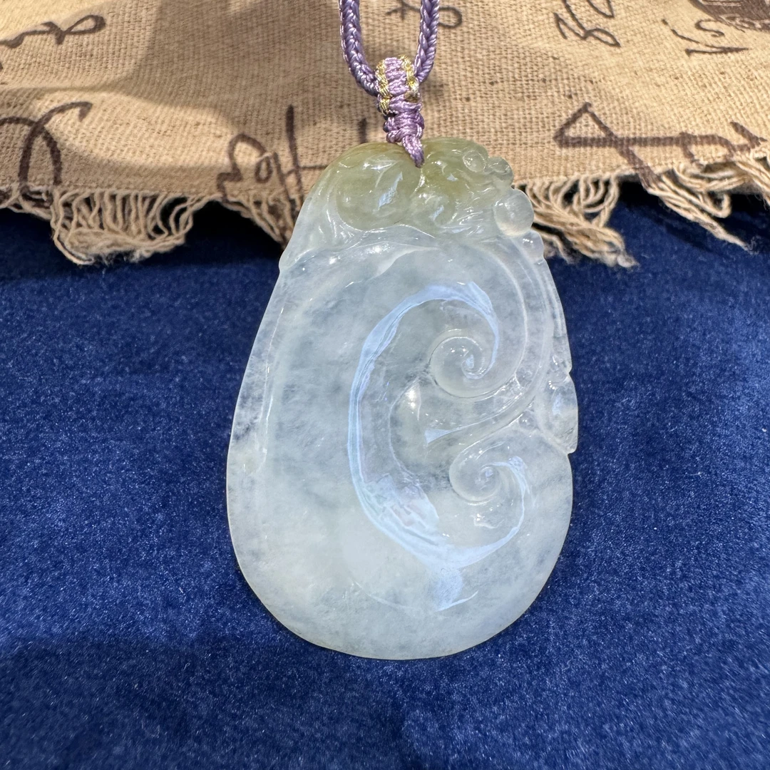 天然缅甸翡翠颈饰-A409