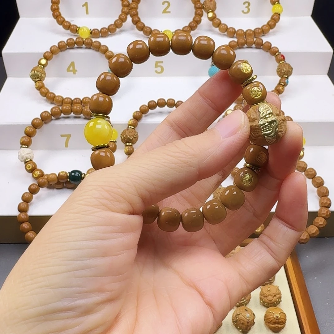 H***猴头核桃吊坠猴头手串