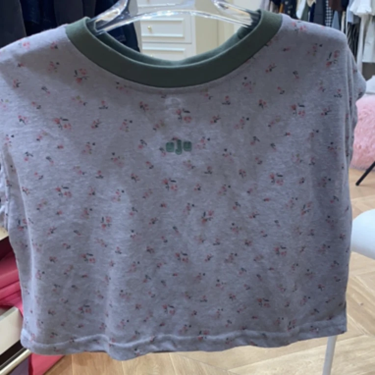 （50661）修身型短袖猫咪T恤运动吸汗夏季可爱风圆领