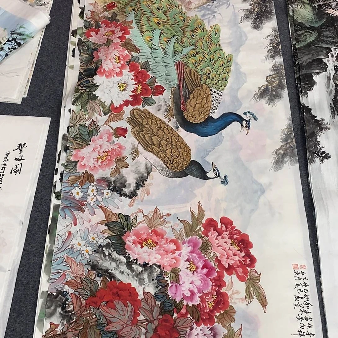 国画画画真的画的画