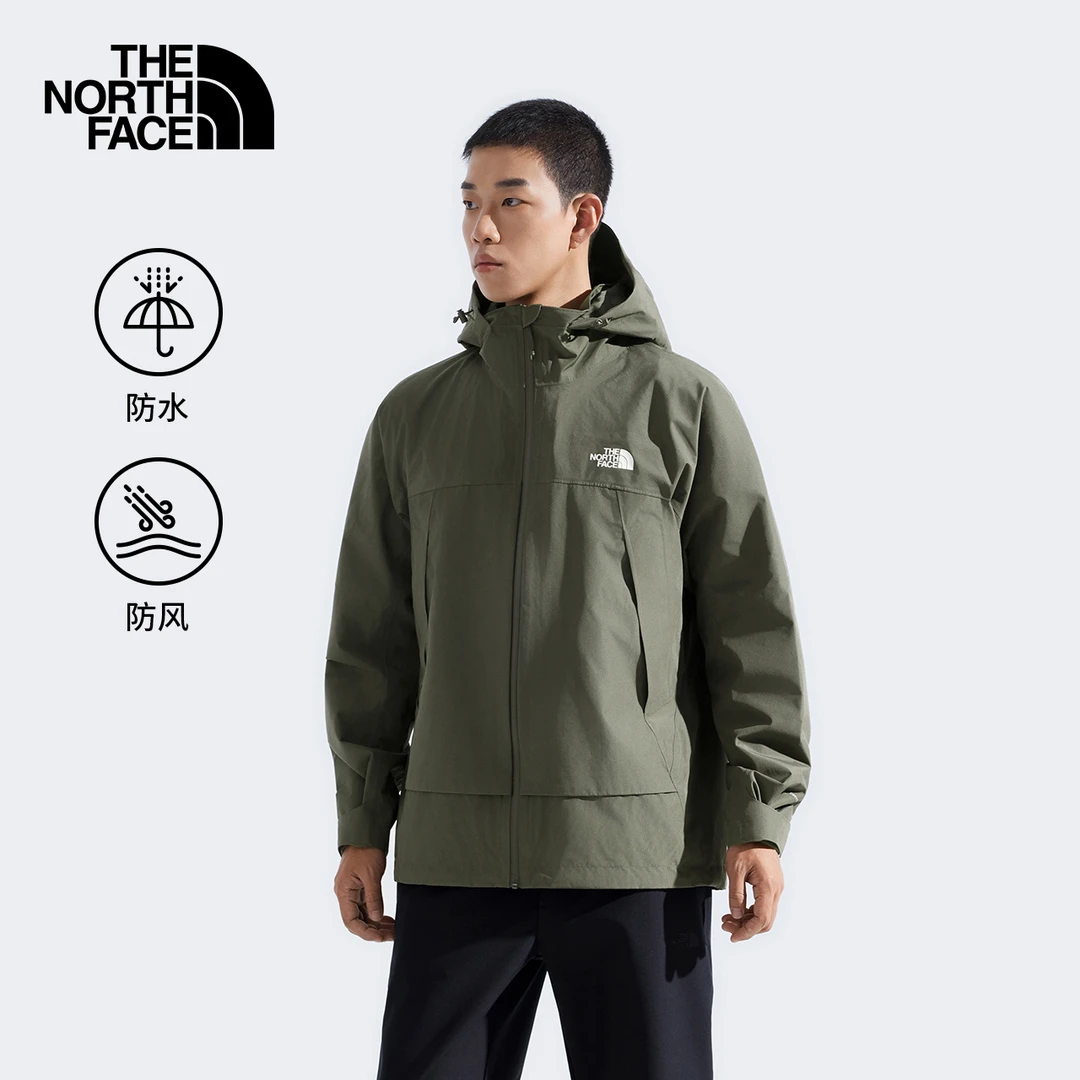 北面男Cascade硬壳冲锋衣外套户外徒步防水新款TheNorthFace|8BWF