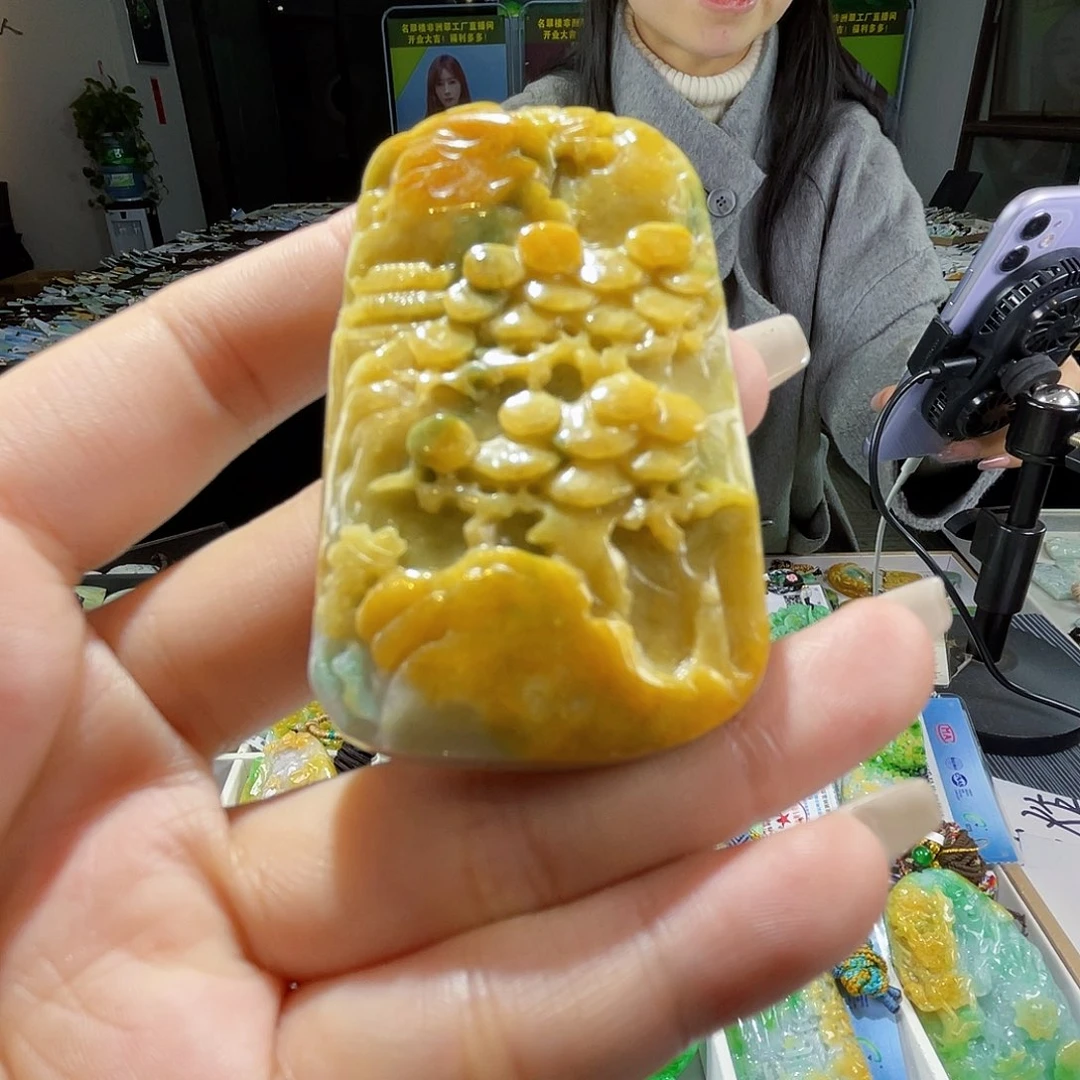 颈饰未镶嵌翡翠一