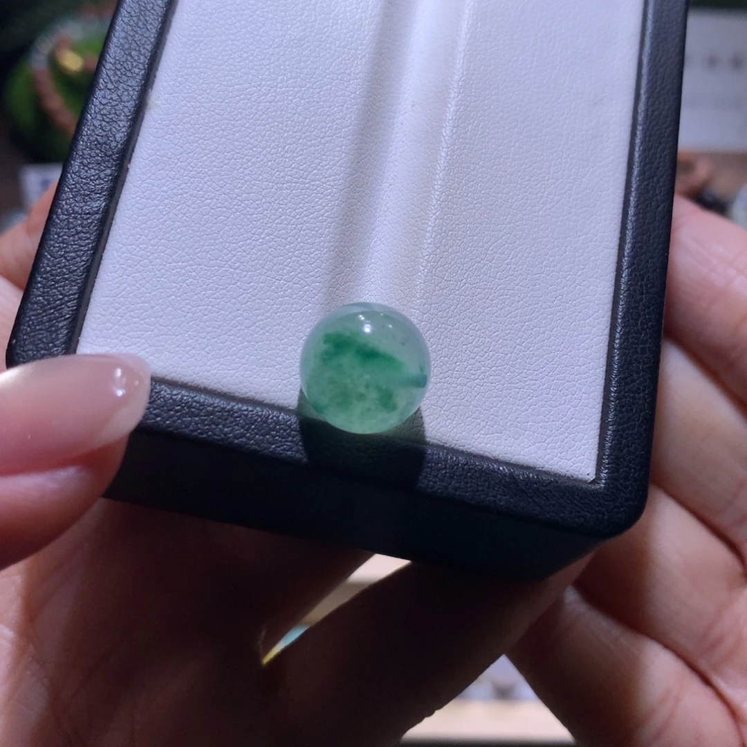 翡翠散珠上新冰飘绿卡12