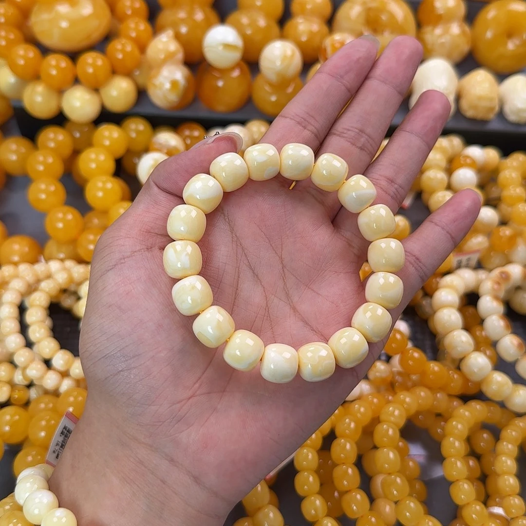 蜜蜡未镶嵌珠宝奇石同料13mm