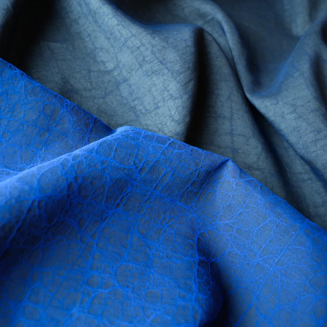 【绫罗绸缎】 电力纺龟裂纹香云纱 【1份0.5米，2米拍4份】