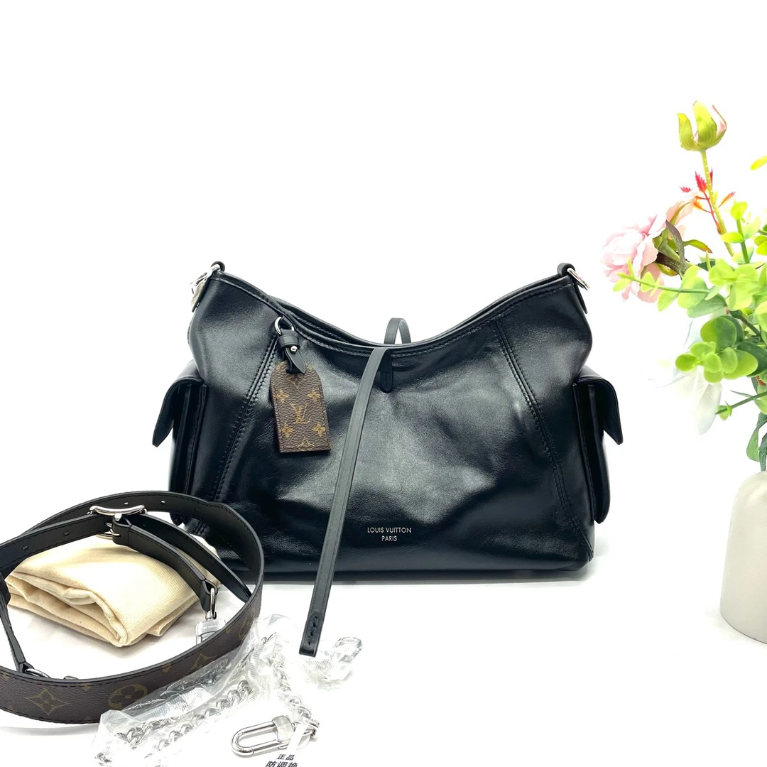 未使用 LouisVuitton/路易威登 Carryall bb黑武士单肩包 小号