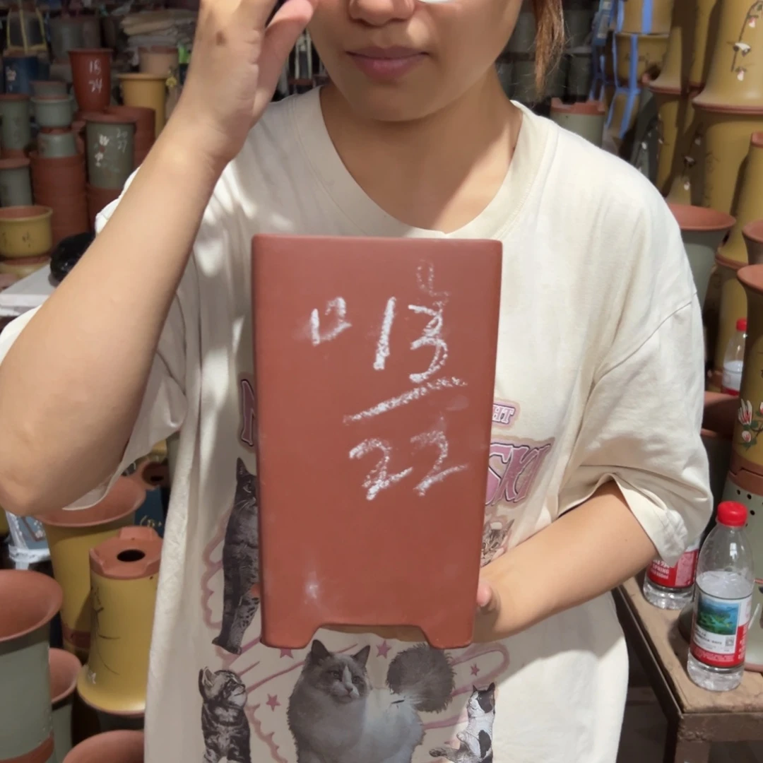 宜兴川阁紫砂花盆单个