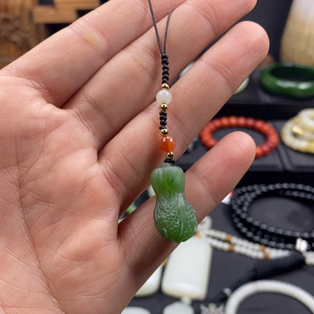 和田玉吊坠(不含链)未镶嵌