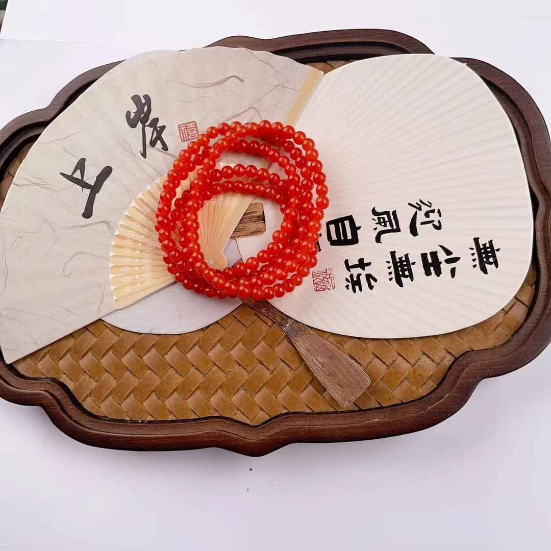 天然南红玛瑙多圈手链 多样性发货拍一发一