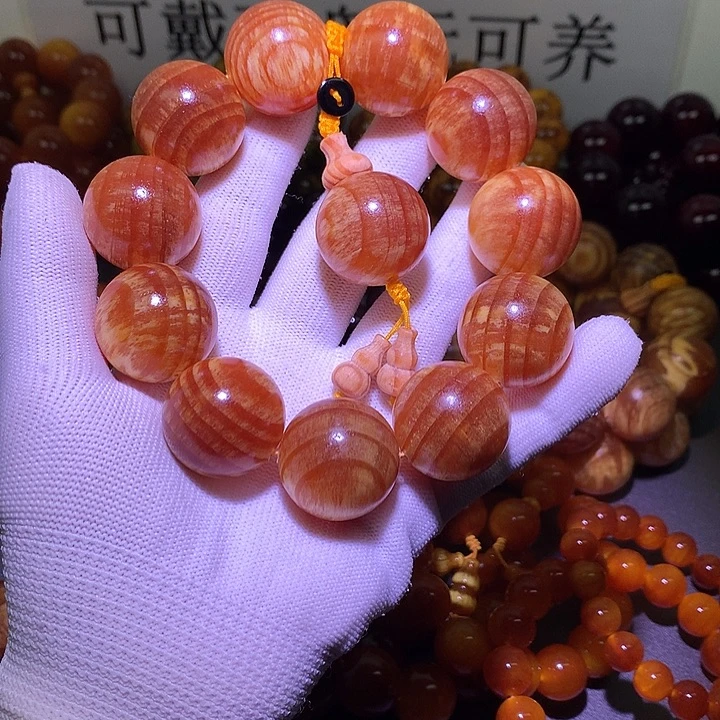 手串/手链松木（琥珀木）2.5 高货原生态全透