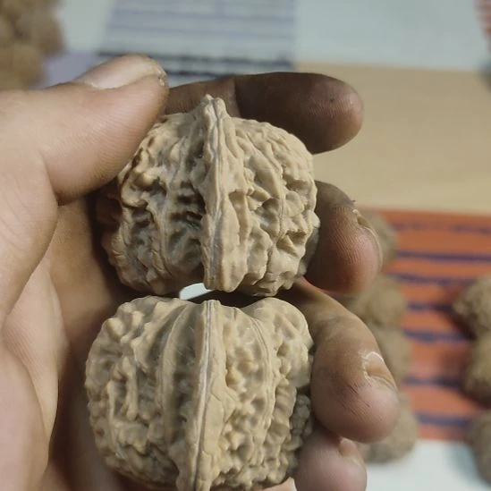 麻***锅核桃文玩核桃四座楼狮子头手把件