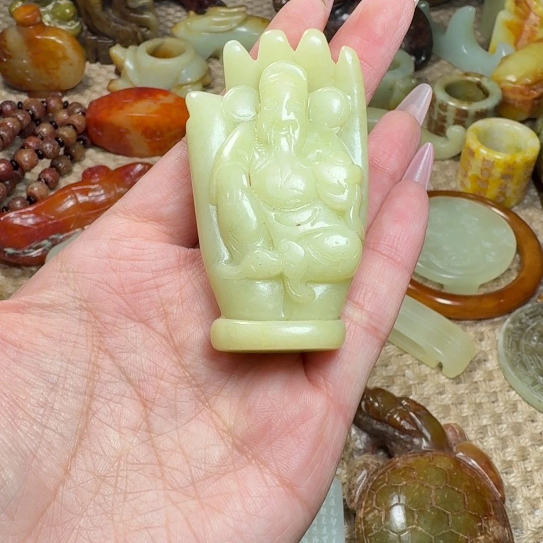 吊坠白玉菩提挂件