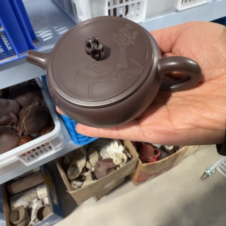 摩***珠紫砂茶壶宜兴紫砂茶壶