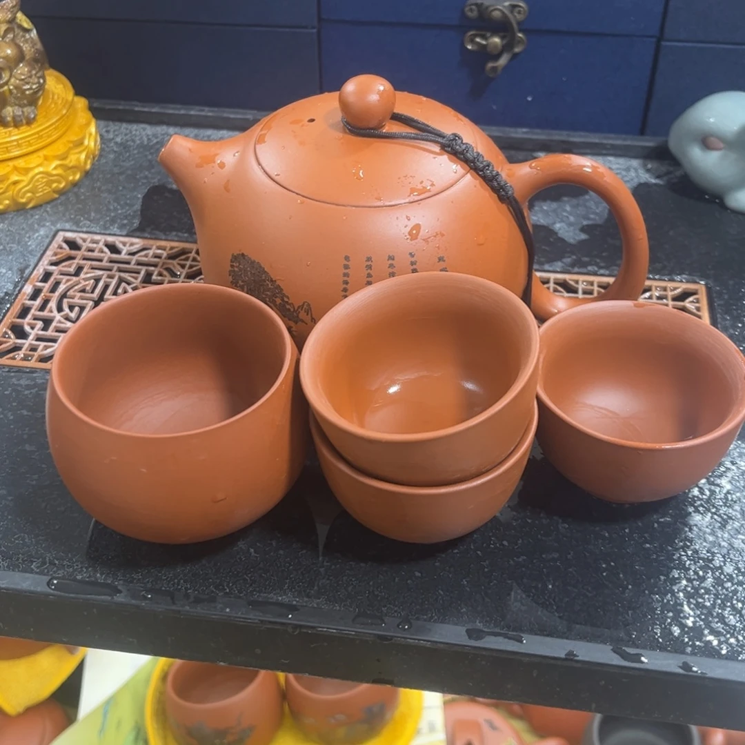 茶杯紫砂紫砂壶一壶4杯