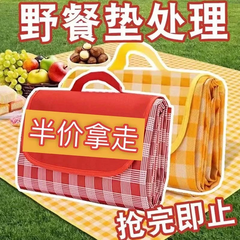 野餐加厚户外防潮垫便携春游地垫ins防水露营垫子野炊必备用品