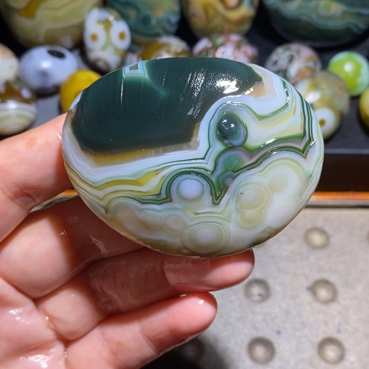 未镶嵌玛瑙/玉髓珠宝半成品53