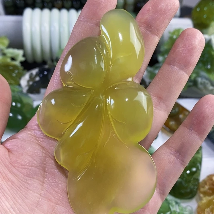 未镶嵌岫玉手把件