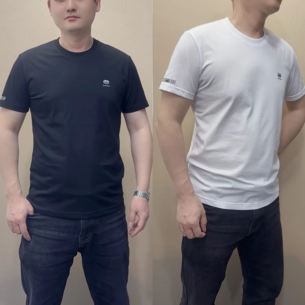 玲家精选501款号简约男士短袖T恤