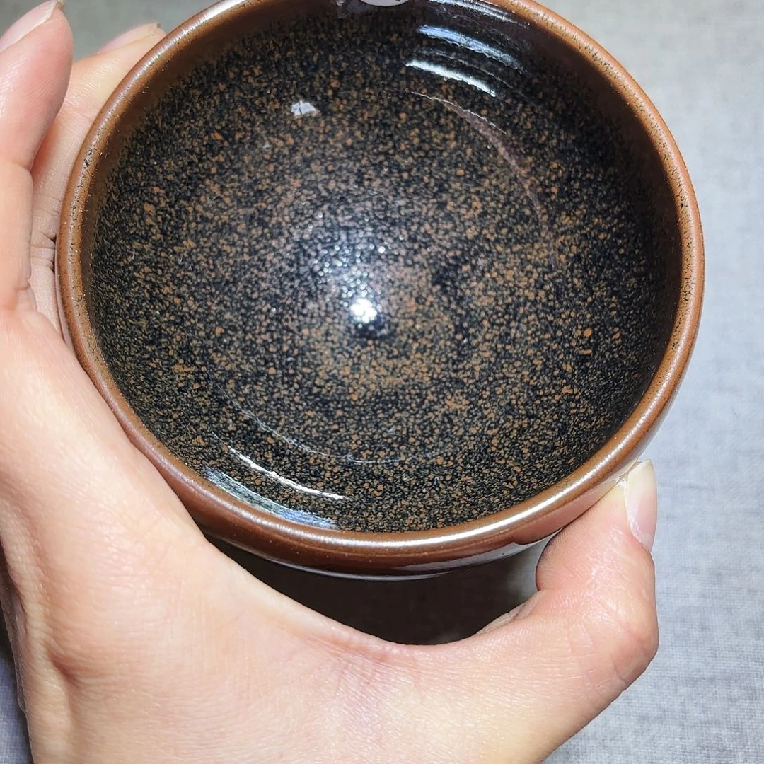 武***A茶盏子衿手工柴烧盏121微瑕