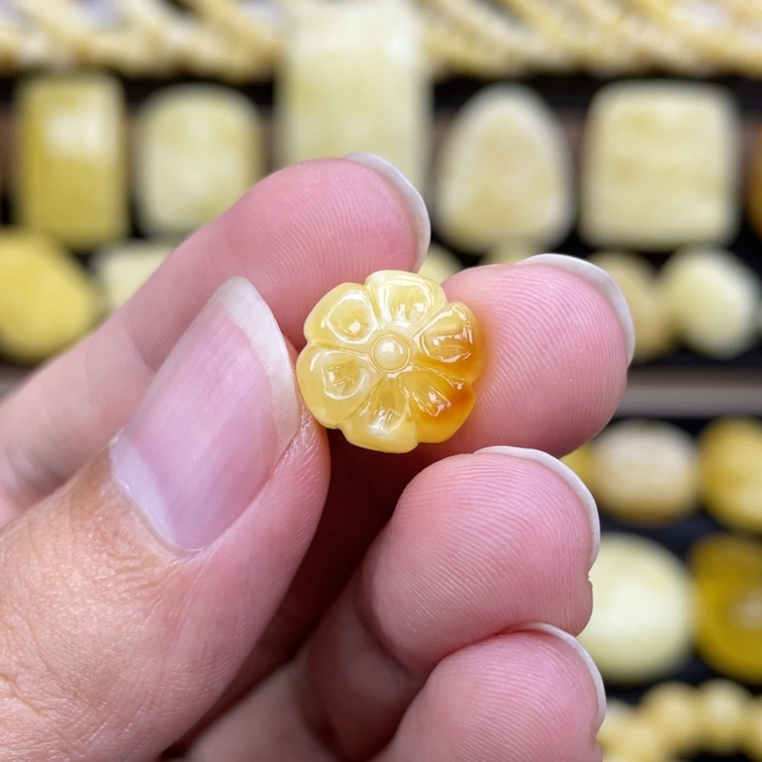 裸石琥珀未镶嵌琥珀蜜蜡